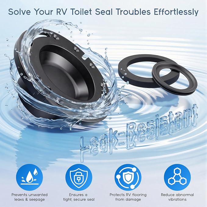RV Toilet Seal & 3 Inch Socket Floor Flange Kit - Image 2