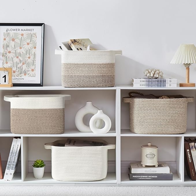 OIASKET Storage Basket for Organizing, Woven Baskets for Storage, Rectangle - Image 7
