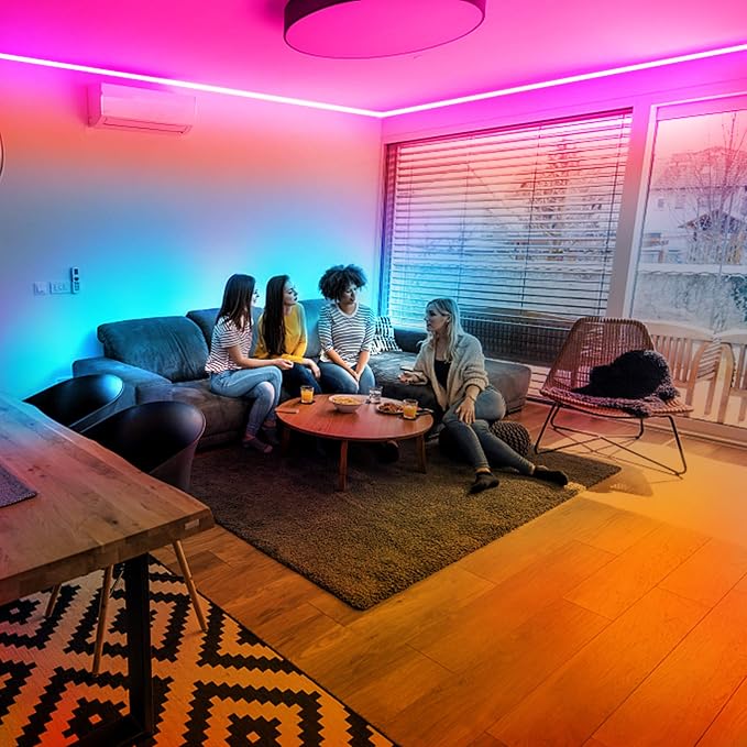 DAYBETTER Smart Led Lights 32.8 ft, 2835 RGB Led Strip Lights Kits - Image 5