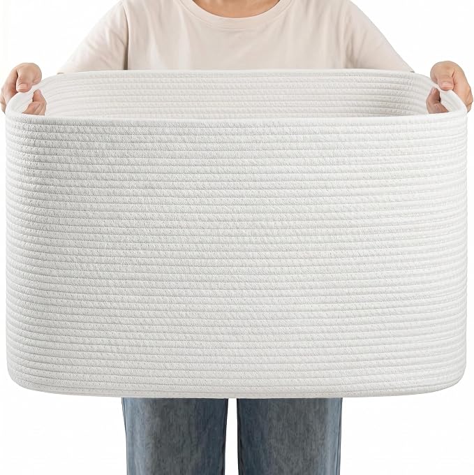 Large Laundry Basket/Hamper, Toy Storage, Baby Blanket Basket, by Hobasket