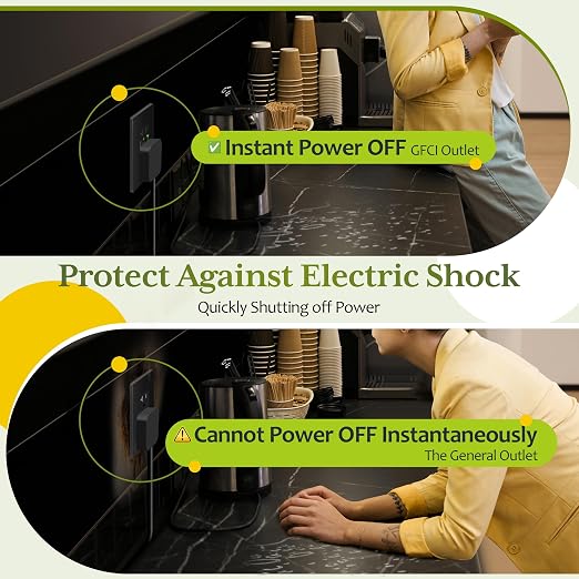 TG GFCI Outlet 20 Amp, Electrical Tamper-Resistant Receptacle, Self-Test | - Image 3