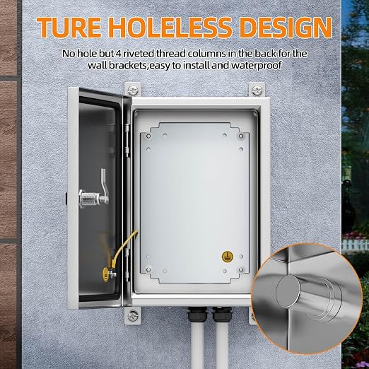 Stainless Steel Enclosure, IP65 Waterproof Electrical Box - Image 4