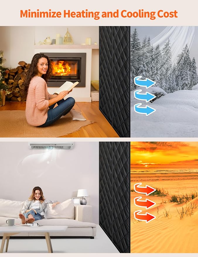Magnetic Thermal Insulated Door Curtain - Image 4