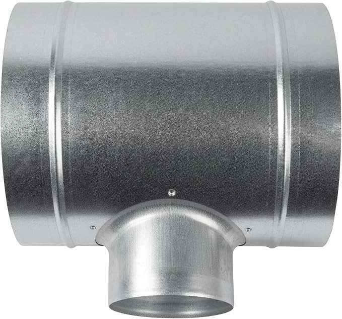 8" Inch to 4" Inch Branch T-Shape Ducting Splitter - Image 5