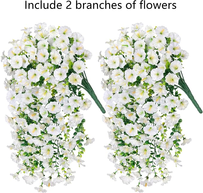 Artificial Faux Hanging Flowers Plants - Image 4