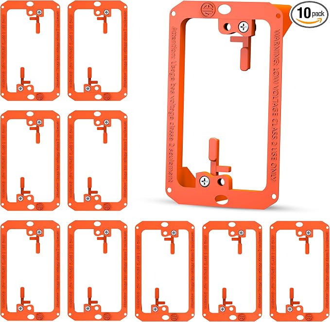 BWP Low Voltage Mounting Bracket 1 Gang, 10 Pack by BWP