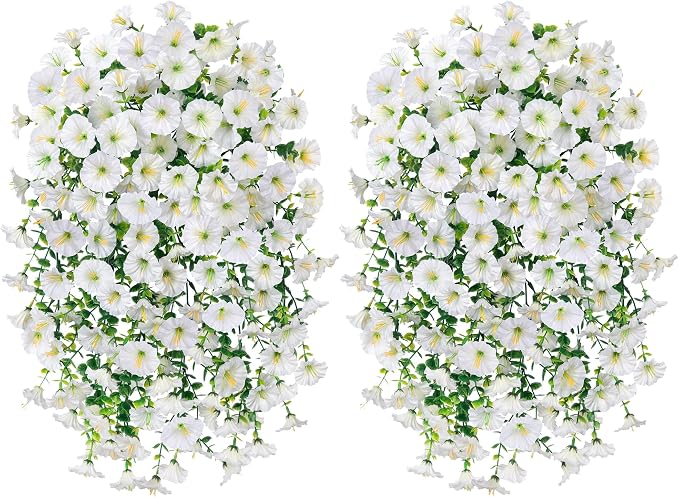 Artificial Faux Hanging Flowers Plants - Image 6