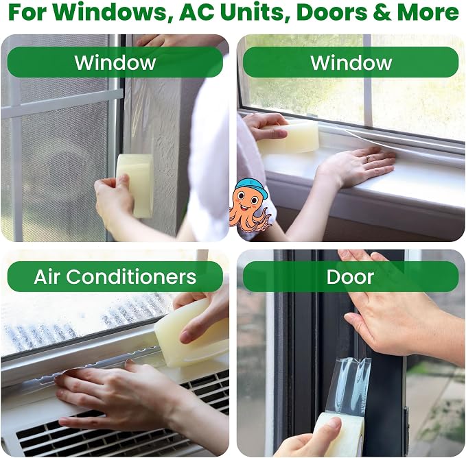ECOHomes Window Weather Sealing Tape | Weather Stripping Tape, To Stop Drafts - Image 4