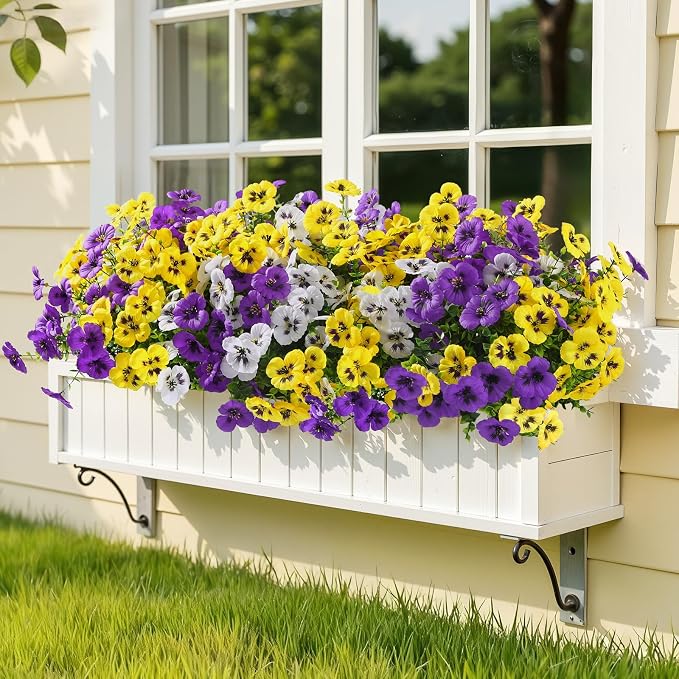 Alupssuc 36 Bundles Artificial Flowers UV Resistant - Image 6