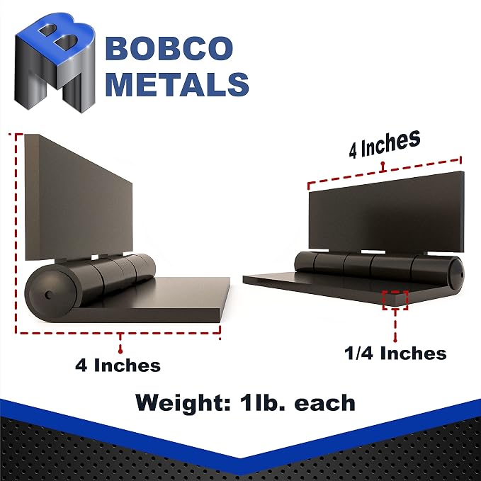Heavy Duty Weldable 6 Pairs 4" x 4" Gate Hinges-Steel Butt Hinge/HVY Gates - Image 5