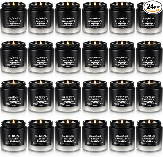 YOROXRG 24 Pack Scented Candles by YOROXRG