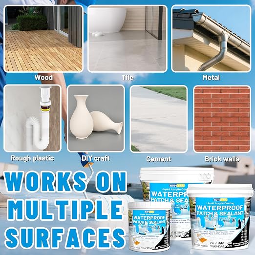 Waterproof Sealant, Liquid Invisible Waterproof Agent 4L | Transparent - Image 8