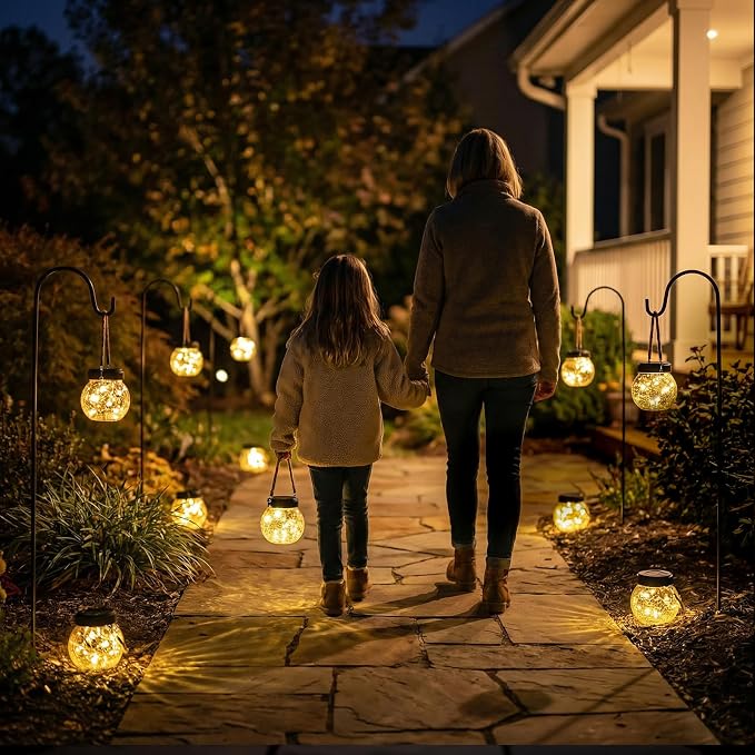 ROSHWEY 4 Pack M Size Solar Lantern Gifts - Image 8