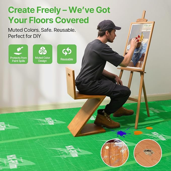 39" x50' Heavy-Duty Floor Protection | Construction Grade Carpet Protector | - Image 7