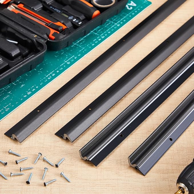 Yuntau 10 Pcs Screw on Door Weather Stripping 42" 36" Exterior Door Weather - Image 8