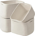 ICERZCZ Storage Baskets for Organizing & Shelves, Woven Cotton Rope by ICERZCZ
