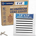 6x6 Aluminum Wall Ceiling Air Return Vent Cover HVAC Rustproof Grille by ACLAMINAIRE