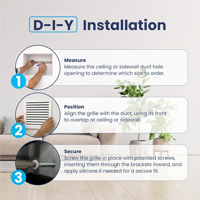 14x24 Aluminum Wall Ceiling Air Return Vent Cover HVAC Rustproof Grille - Image 9
