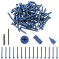 60Pcs 3/16" x2-1/4” Concrete Screws by Unknown