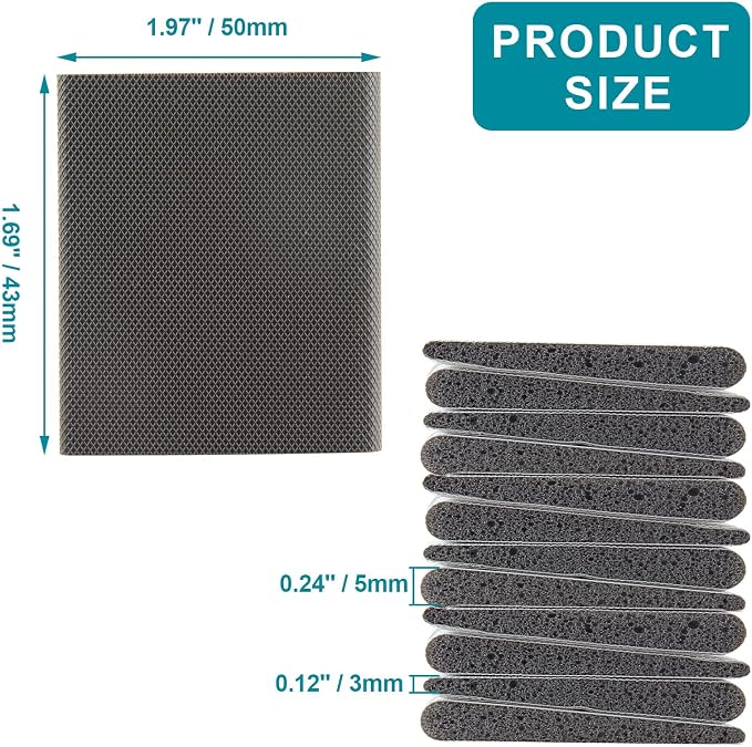4 Pcs Door Corner Seals, Self-Adhesive Wedge Draft Stoppers, Foam Pads - Image 2