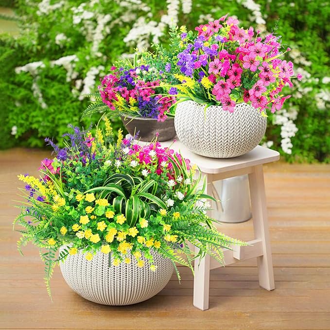 LELEE 24 Bundles Artificial Flowers - Image 5