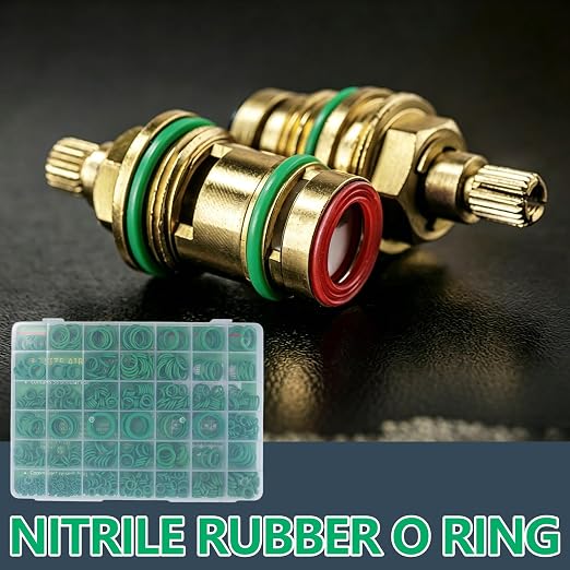 OLOMZ 595PCS O-Ring Kit, 36 Sizes Metric & SAE Green NBR Rubber O Rings - Image 6