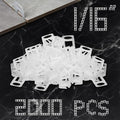 Storystore 2000pcs Tile Leveling Clips 1/16 Inch Tiles Spacers | Tile Leveling by Storystore