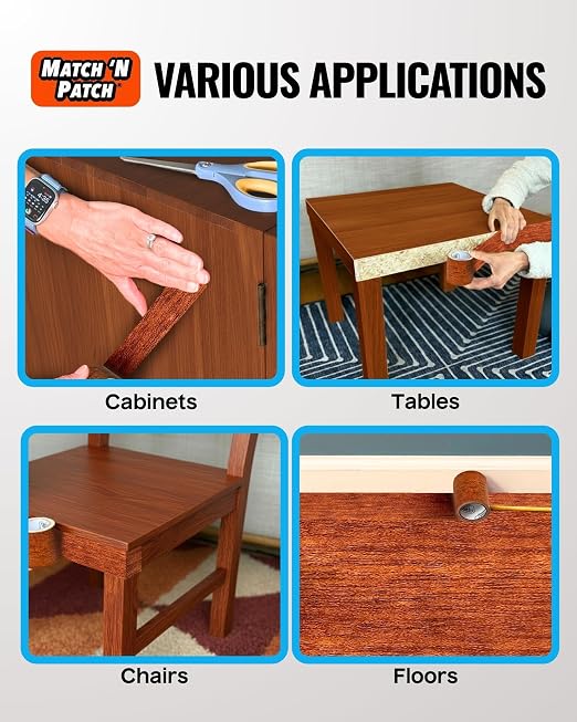 MATCH 'N PATCH Wood Grain Repair Tape - Image 4