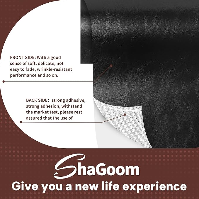 Shagoom Leather Repair Patch, Vinyl Repair Patch - Image 3