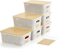 Small Plastic Storage Bins by Bagnizer