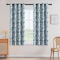 H.VERSAILTEX Blackout Curtains 63 Inch Length 2 Panels Set Floral Print Curtain by HVERSAILTEX