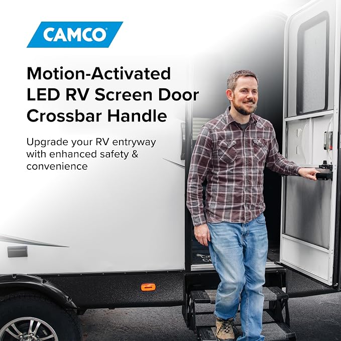 Camco RV Screen Door Crossbar Handle - Image 2