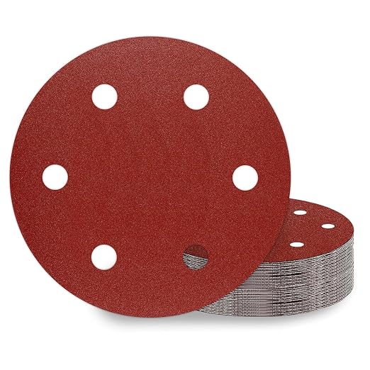 9 Inch Sanding Disc 150 Grit Hook and Loop Sandpaper by Awutzut
