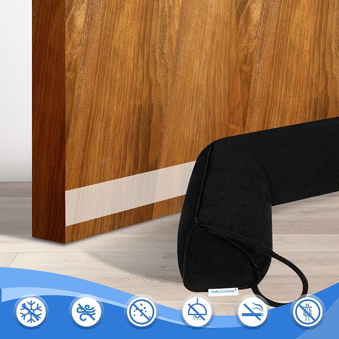NABOWAN 32" Weighted Under Door Draft Stopper -Triangular Door Draft Blocker - Image 5