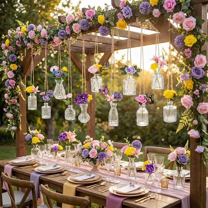 36 Pcs Artificial Flowers Table Centerpiece - Image 4