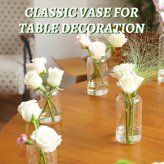 Glass Bud Vases Set of 24, Small Vases - Image 6