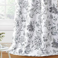 H.VERSAILTEX Blackout Curtains 108 Inch Length 2 Panels Set Floral Print by HVERSAILTEX