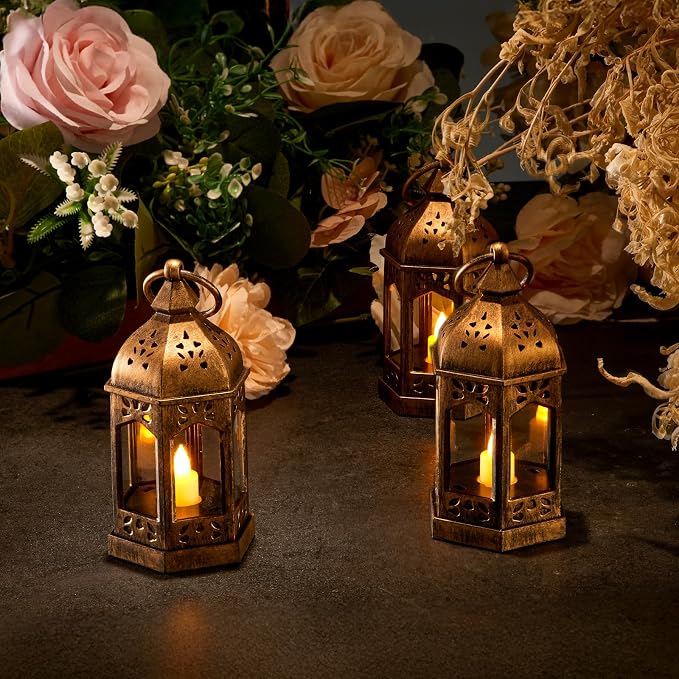VEVOR 12 Pcs Decorative Candle Lantern, LED Electric Flameless Candle, Plastic - Image 8