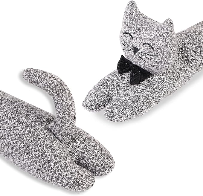 Cat Fabric Under Door Draft Stopper, 3LB Heavy Duty Decorative Soundproof Door - Image 6