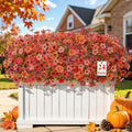 Alupssuc 24 Bundles Artificial Fall Flowers, UV Resistant Faux Mums Porch | by Alupssuc