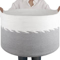 OIAHOMY 90L Extra Large Blanket Basket by MasterofSpaceOptimization