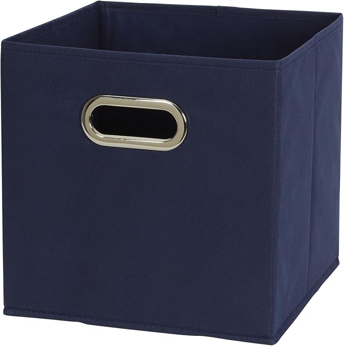 Household Essentials Fabric Storage Bins 6 Piece Set, Strong Poly-Woven Fabric - Image 3