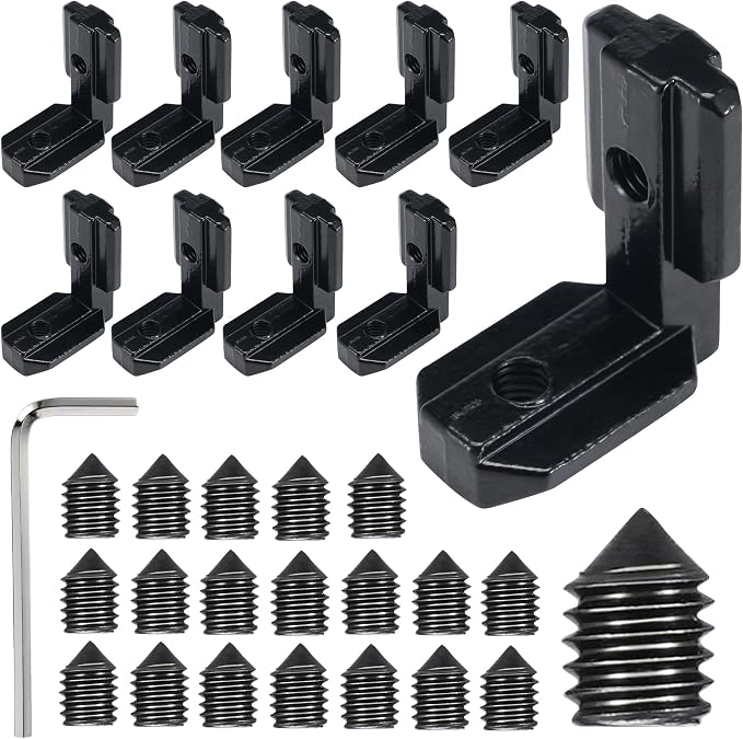 BELLA BAYS 40Series 10Sets Black Interior Inside L Shape Connector, Hidden by BELLABAYS