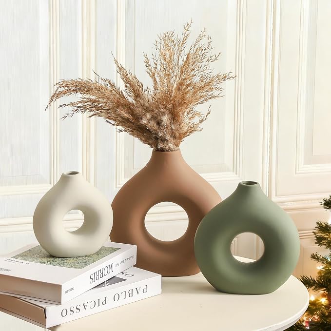 Vanselia Ceramic Vase Home Table Decor - Image 8