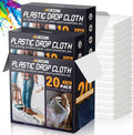 Axgatoxe 12 x 9 Ft Plastic Drop Cloths by AXgatoxe