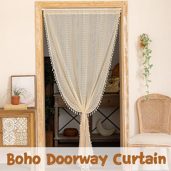 Sutuo Home Boho Doorway Curtains - Image 2