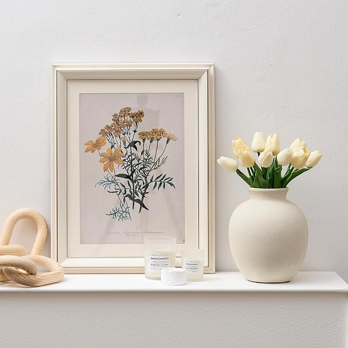 SIDUCAL Ceramic Decorative Flower Vase | 7.48 Inch Pottery Rustic Farmhouse - Image 8