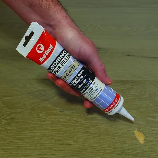 Red Devil 056020 Flooring Repair Filler, 5 oz., Light Wood, 4 Pack - Image 5