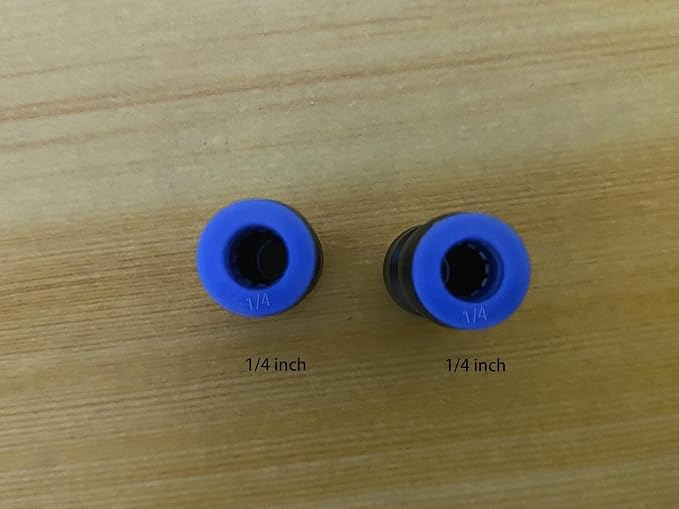 1/4 OD Pneumatic quick Connector Push to Connect fittings Straight Union/Coupler - Image 2
