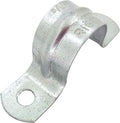 Rigid Pipe Strap Clamp Hanger, 2 Holes, Galvanized or PVC Pipes, IMC Conduit by Unknown